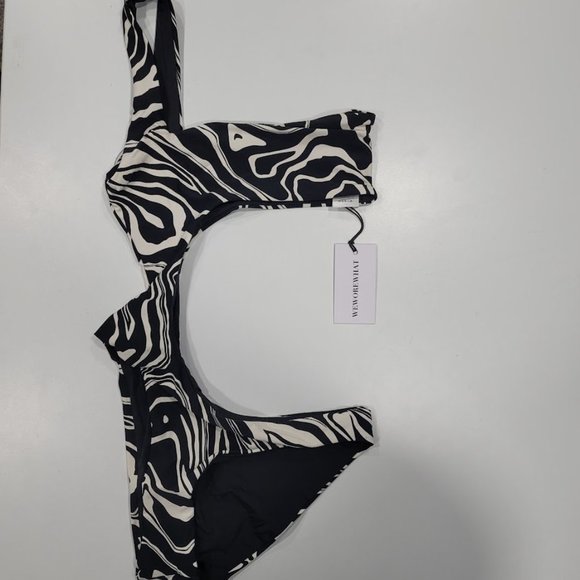 WeWoreWhat One-Shoulder Cutout One-Piece Sz X-Small - Picture 2 of 8